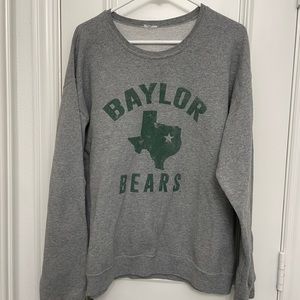 Grey Baylor Crewneck